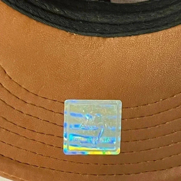 Carbon Element Snapback Men's/Women's Hat Black with Tan - Picture 12 of 12